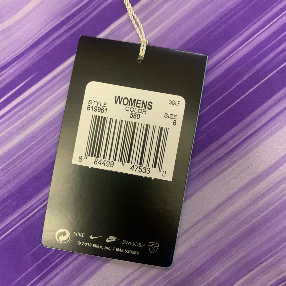 Nike Women's Purple Golf Skort - Picture 3 of 12